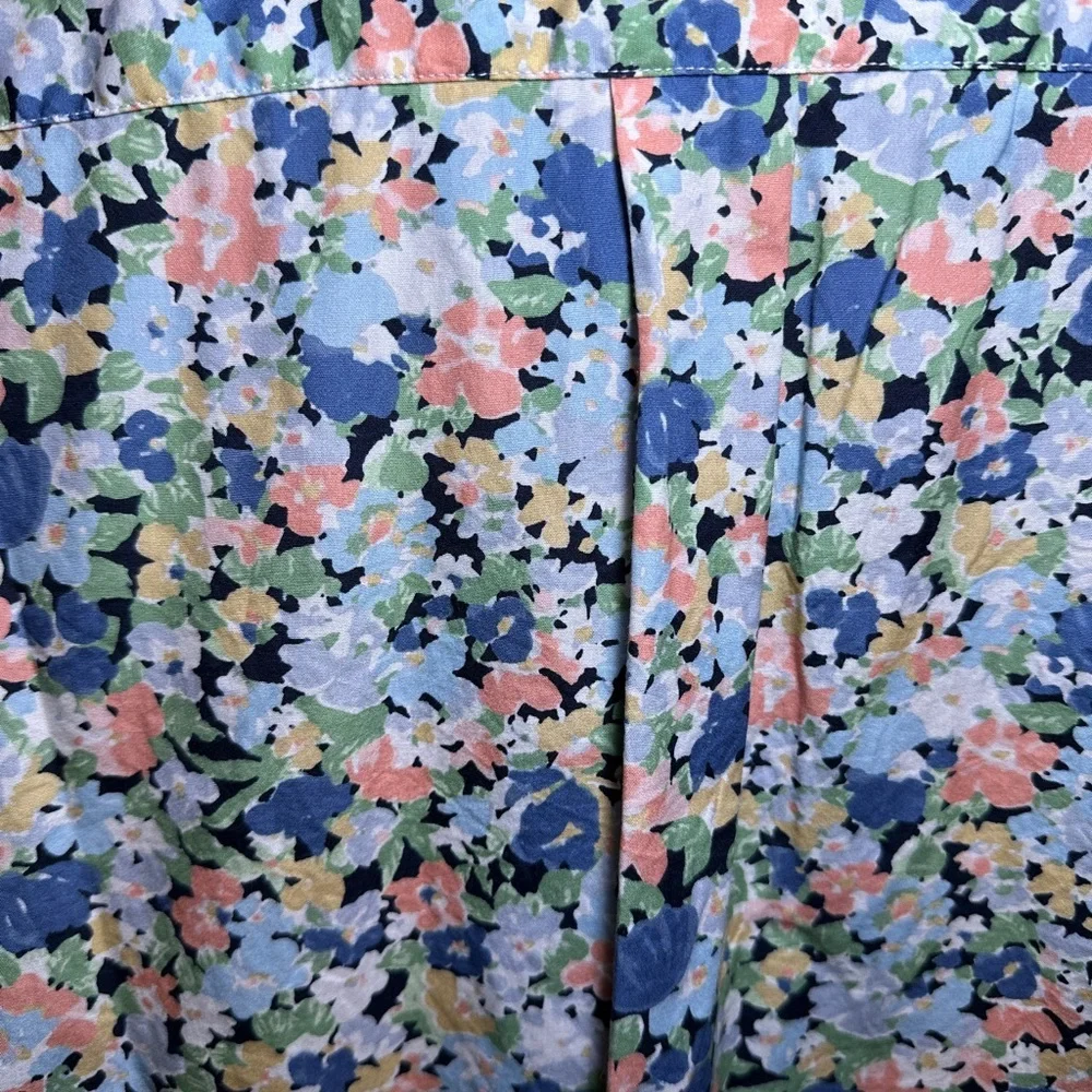 JCREW - Men’s Floral Short Sleeve Button Down, Size 2XL